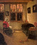 Pieter Janssens Elinga Woman Reading_l oil painting picture wholesale